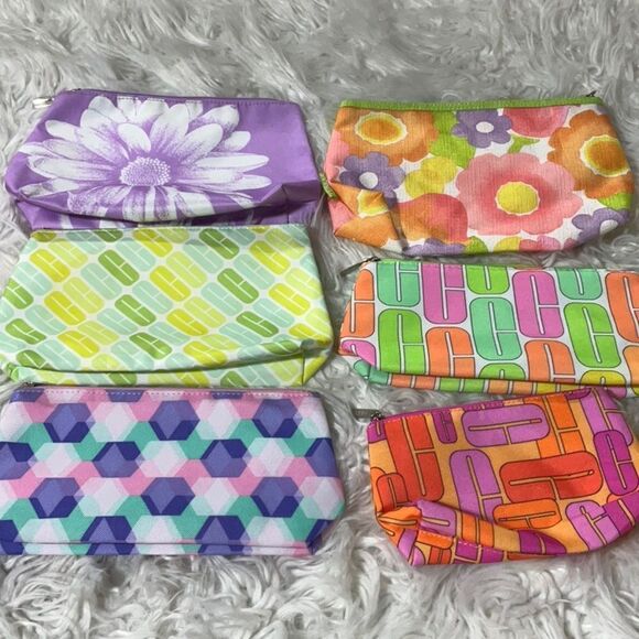 🟢3 for $20 CLINIQUE tote bag + 6 pouches zip top - Picture 5 of 10